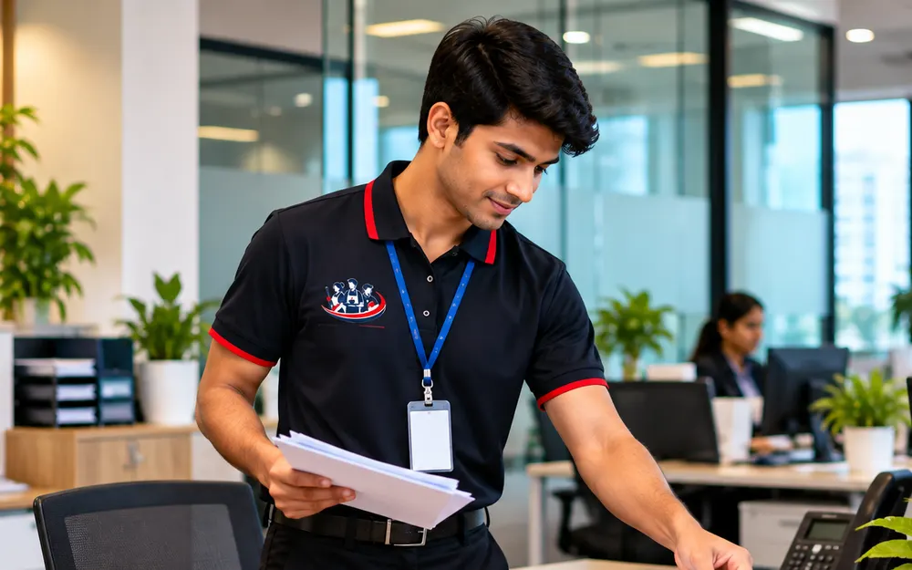 Vucare facility staff serving offices in Central Bangalore