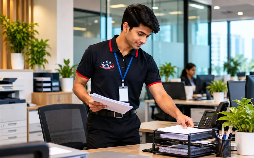 Office Boy Services team at work for offices in Banashankari, Bangalore
