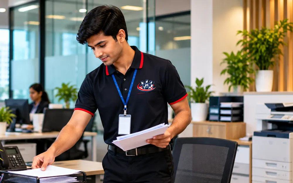 Office Boy Services team at work for offices in Bellandur, Bangalore