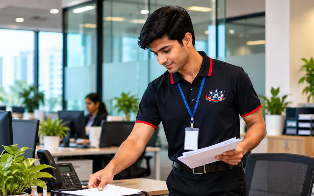 Office Boy Services team at work for offices in Indiranagar, Bangalore