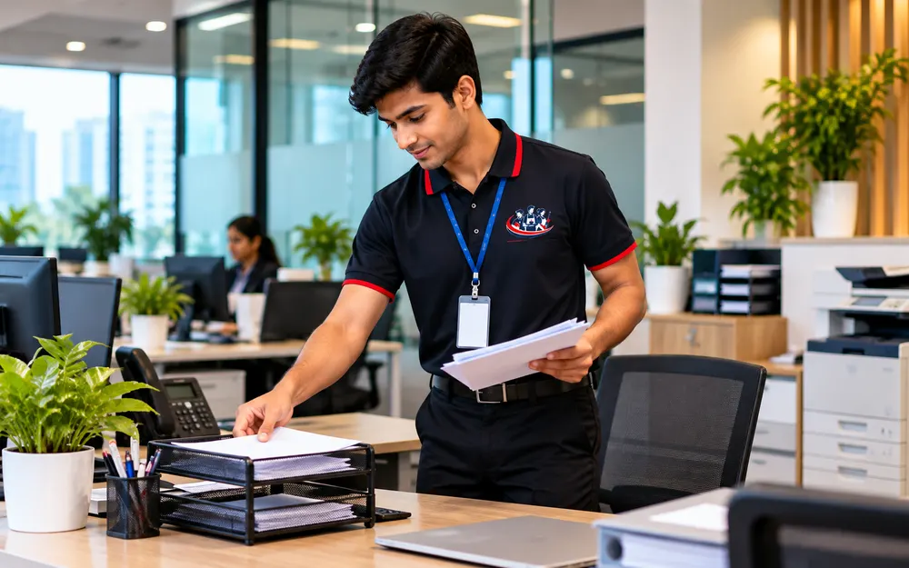 Office Boy Services team at work for offices in Whitefield, Bangalore