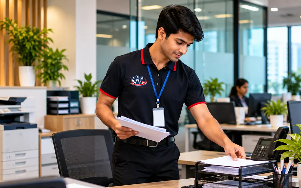 Office Boy Services team at work for offices in Yelahanka, Bangalore