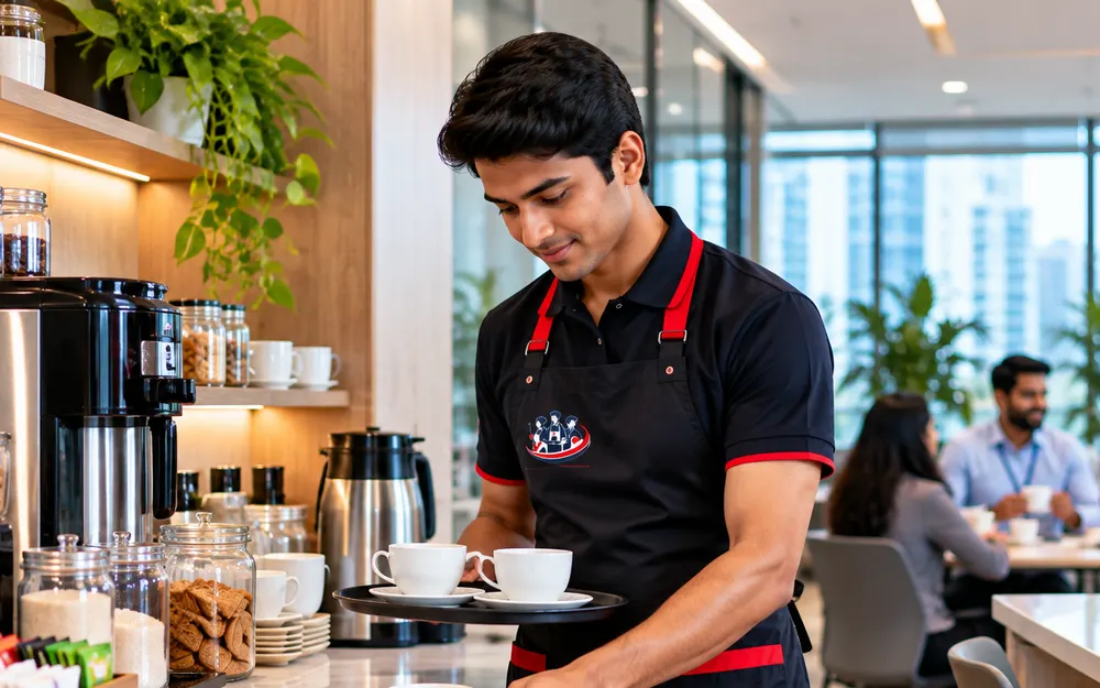 Pantry Boy Services for factories and industrial units in Bangalore