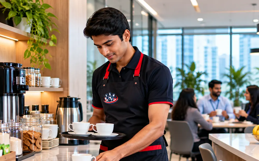 Pantry Boy Services for showrooms and retail in Bangalore