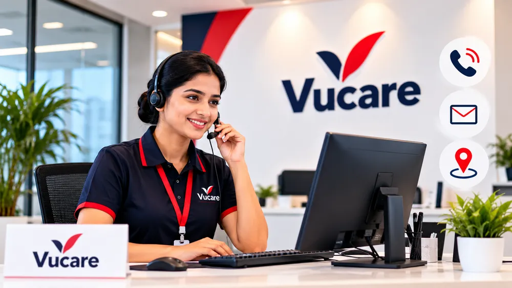 Vucare customer support team ready to take your call